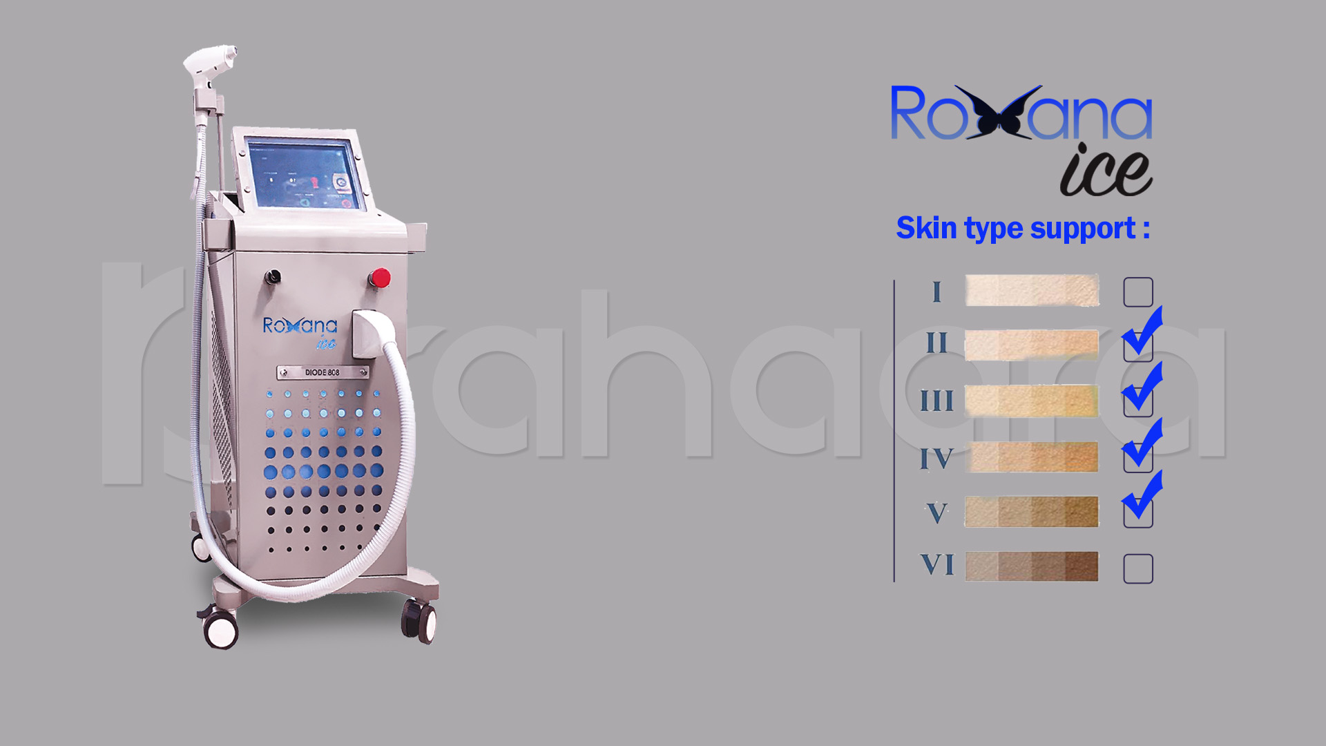 دستگاه لیزر Roxana ice